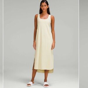 Lululemon Pima Cotton Open-Back Midi Dress